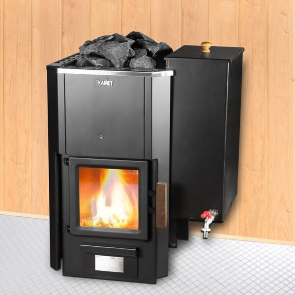 Pirts krāsns Skamet P-11640-GL (8-18m³) ar ūdens tvertni - Image 3