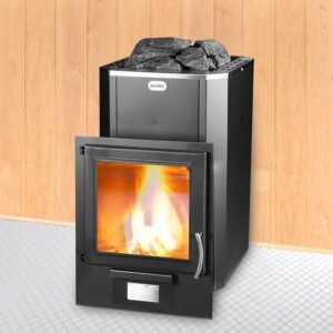 Pirts krāsns Skamet PT-216-GL (8-18 m³ ar kamīna izmēra durtiņām)