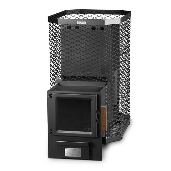 Pirts krāsns Skamet S-220-GL ar kvadrātveida režģa korpusu (16-25 m³) - Image 8