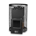 Pirts krāsns Skamet SY-120-GL ar apaļu režģa korpusu (16-25 m³) - Image 3