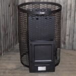 Pirts krāsns Skamet SY-120-GL ar apaļu režģa korpusu (16-25 m³) - Image 6