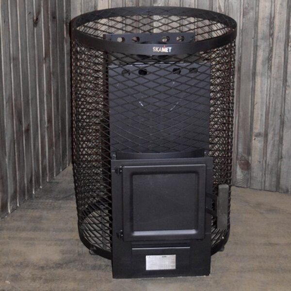 Pirts krāsns Skamet SY-120-GL ar apaļu režģa korpusu (16-25 m³) - Image 6