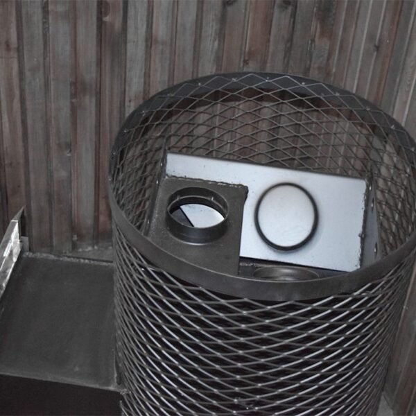 Pirts krāsns Skamet SSY-210GL ar apaļu režģa korpusu (5-12 m³) - Image 3