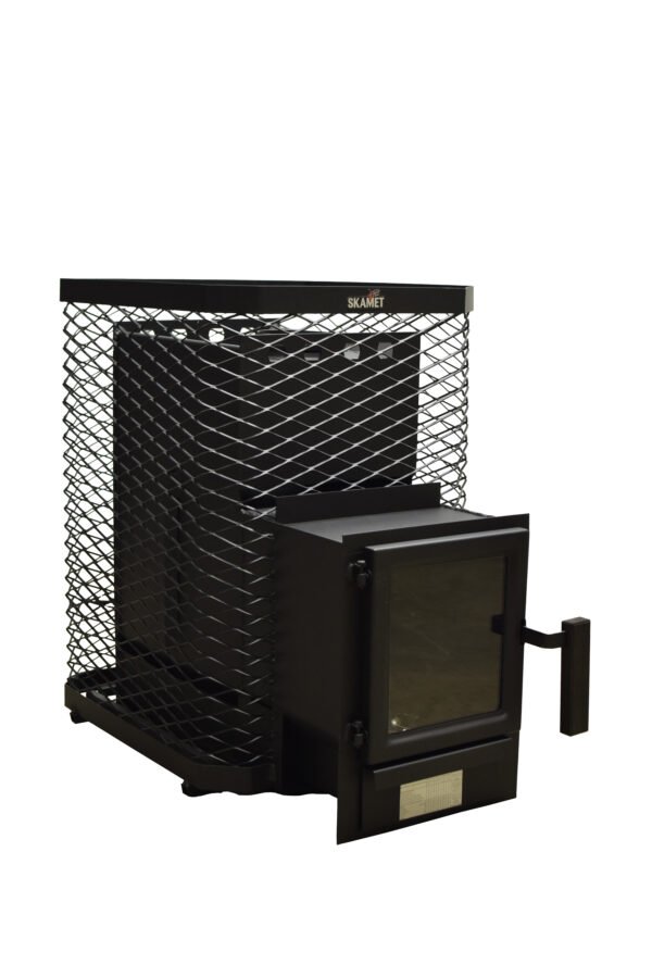 Pirts krāsns Skamet SS-210GL ar kvadrātveida režģa korpusu (5-12 m³) - Image 6