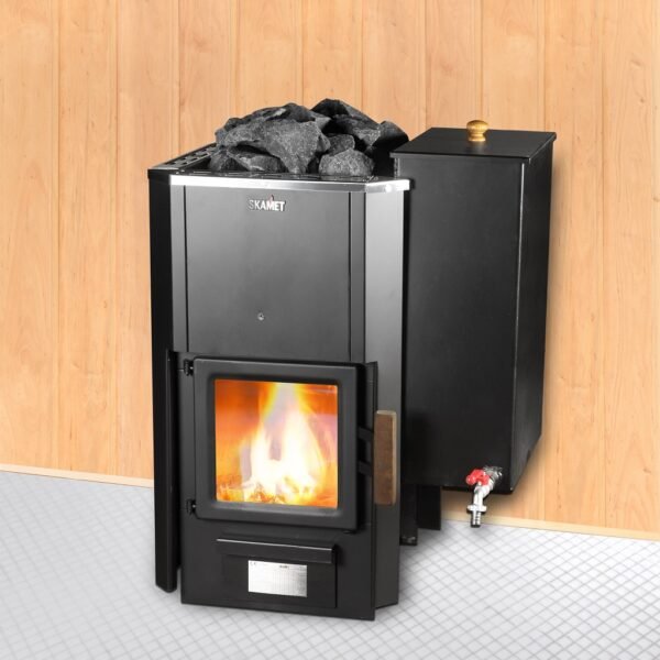 Pirts krāsns Skamet P-12040-GL (16-25m³) ar ūdens tvertni - Image 2